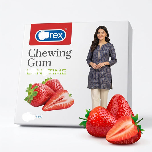 Power Boost Strawberry Chewing Gum for Men