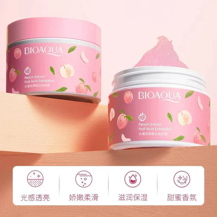 BIOAQUA Peach Exfoliating Face & body Gel 140G